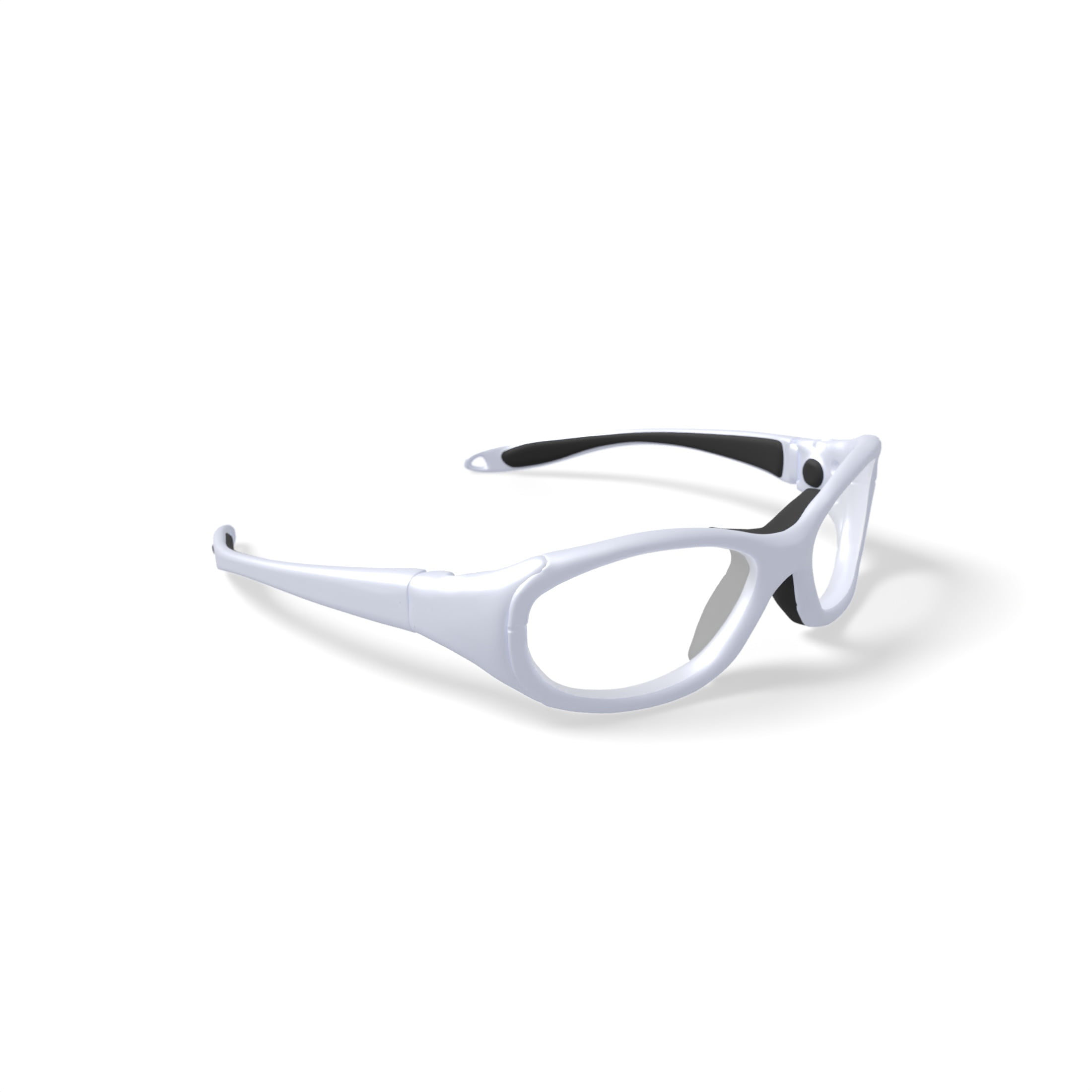 Liberty Optical Rec Sports Spec Protective Eyewear - Shiny Plated Silver