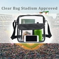 thumbnail image 2 of Clear Purse Crossbody Bag,PGAStadium Approved Clear Tote Bag,Transparent Handbag, 2 of 8