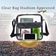 thumbnail image 1 of Xihbxyly Bolso Bandolera Transparente, Diseño Transparente Aprobado para Estadios, Material de Pvc Duradero, Bandolera Versátil, Ideal para Deportes, Conciertos y Aeropuertos, 25 X 25 X 10 Cm., 1 of 7