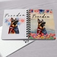 thumbnail image 4 of Freedom German Shepherd on Independence Day 4th of July Spiral Bound Journal Alsatian Dog Lover Gifts 5x7in Spiral Notebook - 01005, 4 of 5