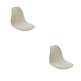 thumbnail image 2 of Bearachild Funda gruesa para silla, lavable, moderna, bonita funda protectora para asiento, funda para restaurante, banquete, suministros de Blanco 2piezas, 2 of 6