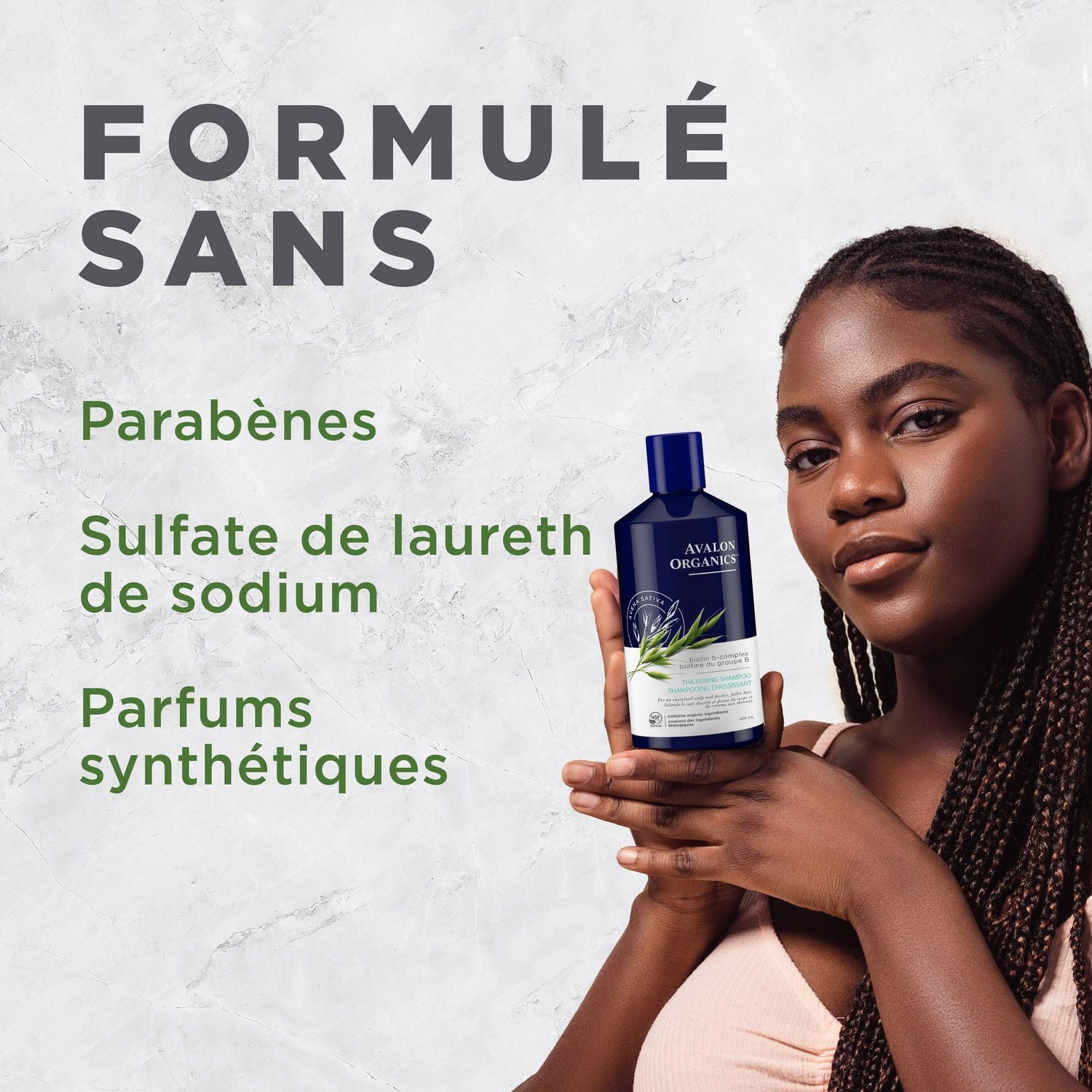 Avalon Organics Biotin B-Complex Thickening Shampoo