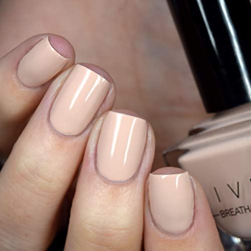 VIVRE Cosmetics Certified Breathable - Water Permeable - Oxygen Permeable - Halal Nail Polish: at First Blush