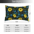 thumbnail image 2 of Kdxio Cotton Pillow Cases 20"x30" Pillowcases,Soft and Breathable Bedroom Pillow Cases-Sunflowers And Blue Flower, 2 of 8