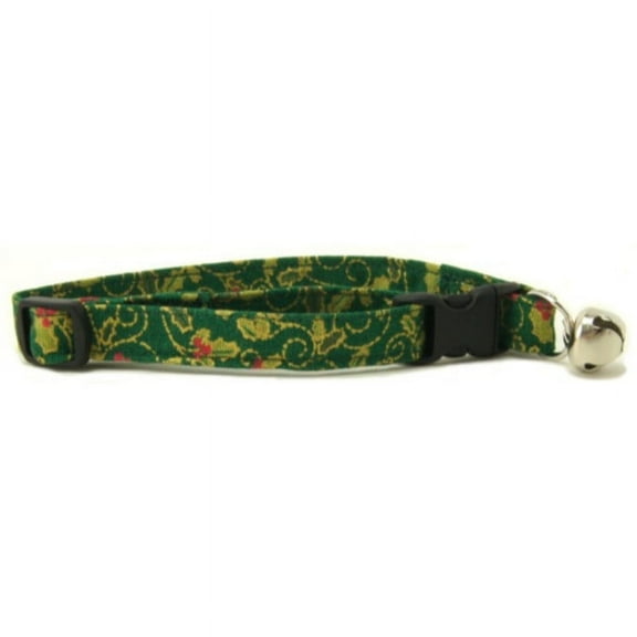 Golden Holly Cat Collar