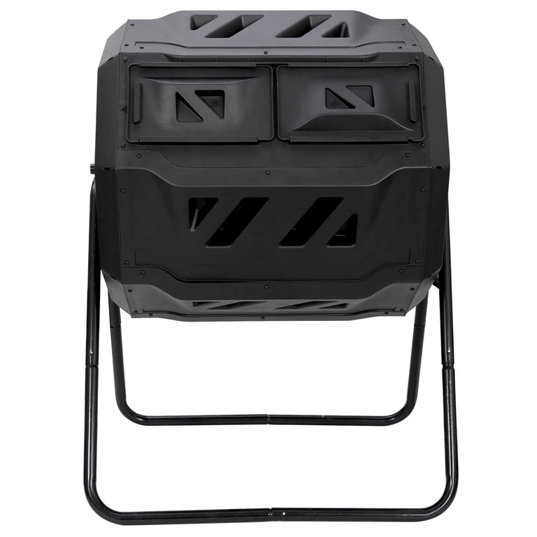 ZenStyle Dual Rotating Compost Tumbler, 43 Gallon photo 3