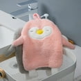 thumbnail image 4 of 2 pcs Baby Hand Towel Cartoon Animal Rabbit Plush Kitchen Soft Hanging Bath Wipe Towel, 4 of 5