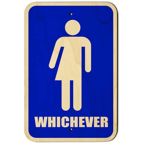 Whichever Bathroom All Gender Neutral Transgender Transexual Restroom