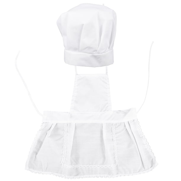 1 Set Girl Baking Apron Little Chef jugando el delantal de la cocina del delantero de cocina delantal
