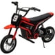 thumbnail image 3 of Historyli Moto eléctrica todoterreno para niños de 3 a 10 años, 350 W, velocidad máxima de 22,8 km/h, 2 modos de velocidad, color rojo, 3 of 8