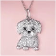 thumbnail image 3 of Cadenas para Dama DogNeck14 4Pzas Maltese Plata Metal Cadena y Dije. High Monaco MXDCK-004, 3 of 4