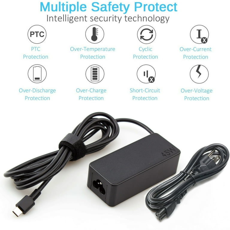 Original 45W USB-C HP Chromebook 14-da0001nf Chargeur AC Adaptateur