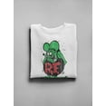 thumbnail image 3 of Rat Fink Sheepish Faded Art Sweatshirt Women -T-Line Designs, Female Small, 3 of 4