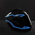 thumbnail image 4 of Tira de luz fría para casco de motocicleta 4 en 1, tira adhesiva luminosa LED para niebla y lluvia, 4 of 12