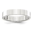 thumbnail image 1 of 4 mm Sterling Silver Flat Band, Size 8, 1 of 1