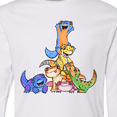 thumbnail image 4 of Inktastic Gecko Pile Cute Lizards Long Sleeve Youth T-Shirt, 4 of 5
