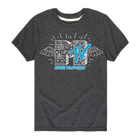 MTV Logo - Doodle M - Toddler And Youth Short Sleeve Graphic T-Shirt