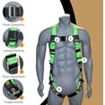 thumbnail image 4 of AFP Universal Full-Body Fall Protection Safety Harness with D-Ring and Tongue Buckle Legs - 1 Pack, 4 of 6