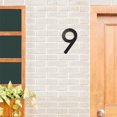 thumbnail image 3 of 5" Modern House Numbers, Plastic Address Numbers, Black Door Mailbox Number, Art Decor Address Number Sign for Office Home Outside House Address Plaque (9), 3 of 5