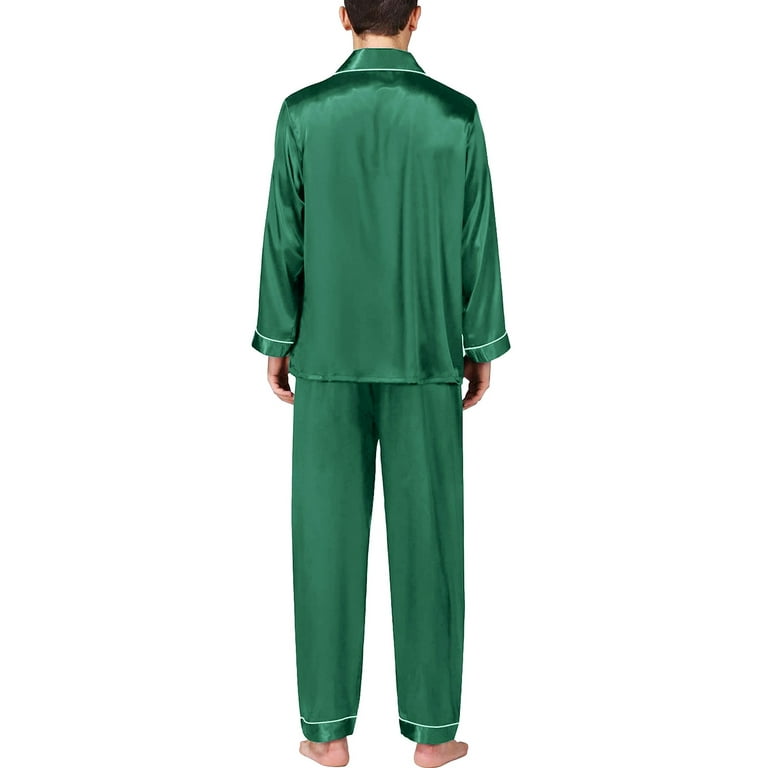 Lisingtool Pajamas for Women Set Men's Casual Pyjamas Long Sleeve