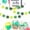 Green, variant on St. Patrick's Day Party Decorations Kit, 28 Pcs Set with Balloons Banner Swirls Cake Toppers(F)