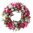 thumbnail image 1 of rosa de imitación Corona de tulipanes artificiales para puerta de entrada Zhivalor HFP-0459, 1 of 4