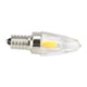 thumbnail image 2 of Bombilla de cristal de filamento LED de estilo vintage de 4 W, iluminación blanca fría y cálida AC220 V (blanco frío-E12), 2 of 11