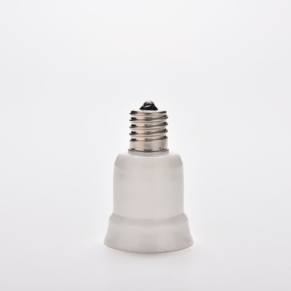 E17 to E12 Socket Base LED Halogen CFL Light Bulb Lamp Adapter Converter Holder 