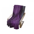thumbnail image 3 of Art Abstract Soft Flannel Fleece Throw Blanket, Contemporary Violet Tones Design with Wavy Smooth Lines, Cozy Plush for Indoor and Outdoor Use, 50" x 60", Purple Fuchsia, by Ambesonne, 3 of 5