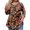 Red, variant on TQWQT Women's Floral Plus Size Tunic Top 3/4 Sleeve High-Low Hem Blouse Value-Packed Soft Stretchy for Layering Casual Wear 3XL