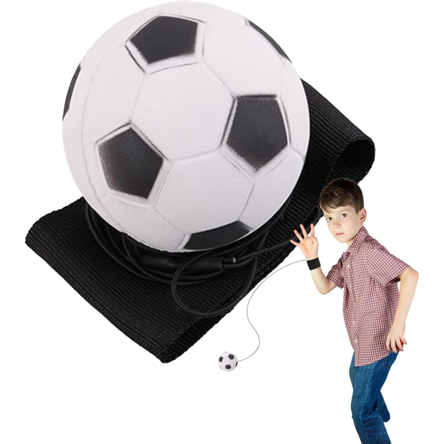 Pelota de retorno de muñeca, pelotas deportivas de 2,36 pulgadas en una cuerda, pelota de retorno de muñeca pelotas deportivas de muñeca en una cuerda pelotas saltarinas de rebote,