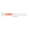 thumbnail image 2 of Unique Bargains Dual-Color Glass Multifunctional Nail File 4 Pcs Yellow Gradient Red, 2 of 6