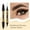 Dark Brown, variant on Hauiodp In 1 New 4-Tip Eyebrow Pencil Upgraded Sweat-proof Microblading Eyebrow Pencil Contouring Pen With 4 Fork Long-Lasting Eyebrow Brush 3ml