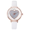 thumbnail image 1 of Up to 65% Off Fashionable Temperament Ladies Characteristic Peach Dial Belt Watch Necklace Rings Earring Jewelry on Clearance, 1 of 1