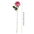 thumbnail image 3 of Realistic Artificial Roses in Bulk, Fabric Long Stem Roses with Leaves for Home Wedding Decor, Floor Vase Arrangement And Centerpiece Flowers Harlik, 3 of 9