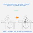 thumbnail image 4 of Posture Corrector Brace for Men and Women, Support Belt for Hunchback and Spinal Curvature, Relieves Muscle Fatigue and Protects Back and Spine with Soft and Elastic Fabric,, 4 of 7