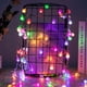 thumbnail image 3 of Dinheiro 50 luces LED solares para jardín, bolas de cristal, luces de hadas, hogar, jardín, patio, iluminación decorativa, 3 of 5