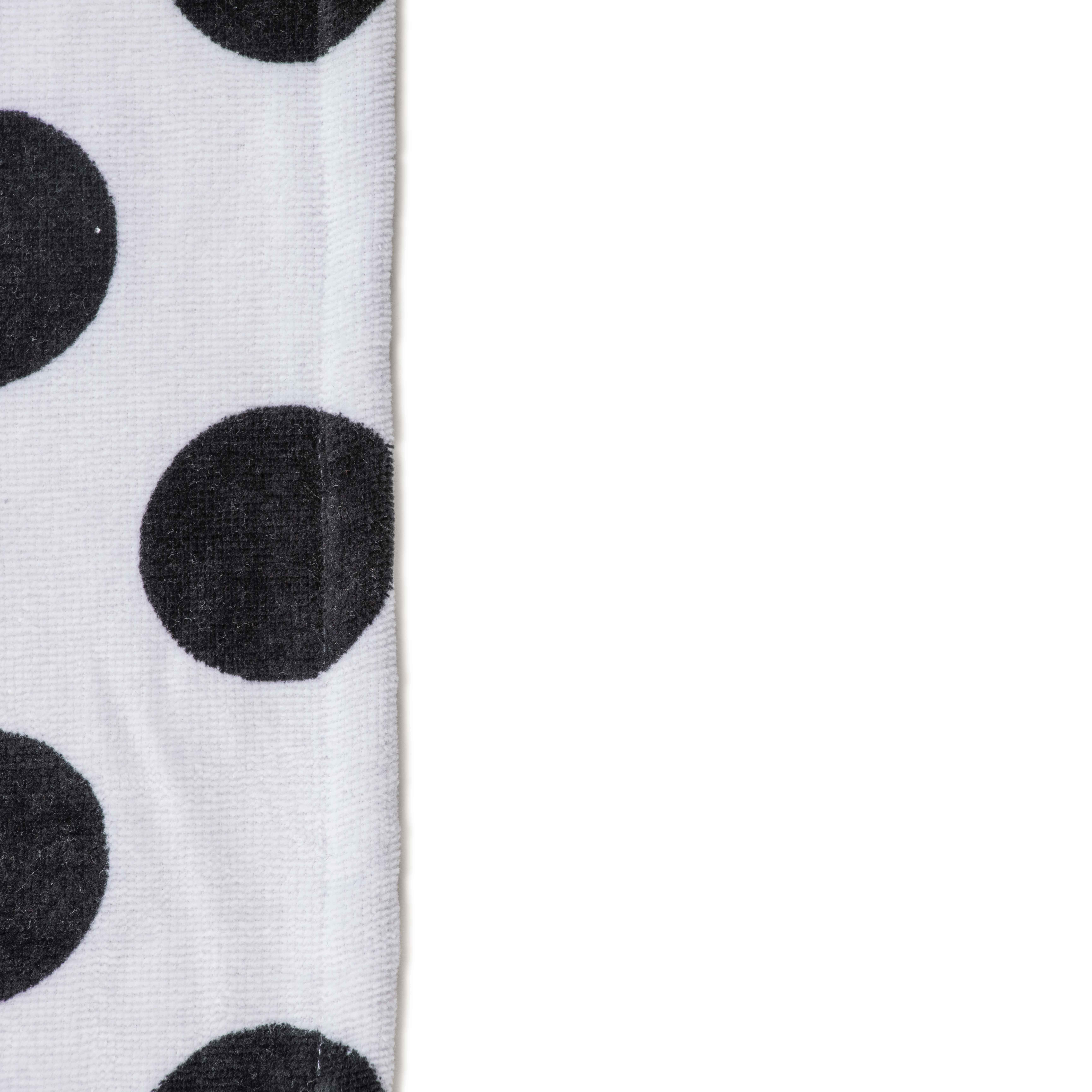 Minnie Mouse Bows and Dots 34" x 64" Oversized Bath Towel, Cotton, Red & White, Disney