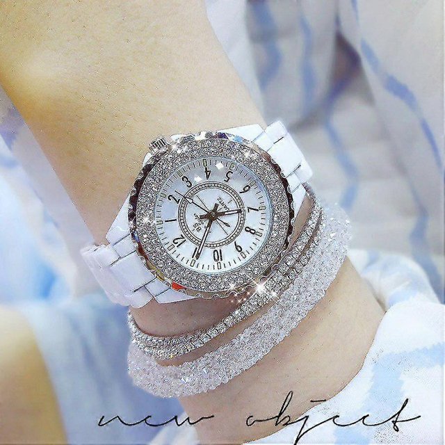 Women's Watches Luxury Watches White Ceramic Fashion Women's Quartz Watches