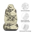 thumbnail image 4 of Daiia Vintage Floral Printed Car Seat Cover - Waterproof & Sweatproof - Universal Fit, Machine Washable, Non-Slip - Seat Protector for Car, Truck, SUV, Van (1 Pack), 4 of 5
