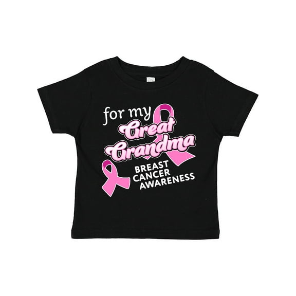 Inktastic For My Great Grandma-breast Cancer Awareness Boys or Girls Toddler T-Shirt