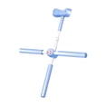 thumbnail image 2 of Corrección de postura de Stick gimnasta Fitness cómodos de baile de cabeza de cabeza ajustable balance en casa gimnasio abierta hacia atrás 81 cm Azul, 2 of 8
