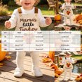 thumbnail image 3 of larppty Baby Boy Girl Thanksgiving Outfit Thanksgiving Onesie Turkey Bubble Romper Strap Waffle Overalls Bodysuit (Z03-Light Yellow, 3-6 Months), 3 of 8