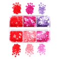 thumbnail image 1 of Kit de lentejuelas para decoración de uñas, accesorios de manicura de corazón hueco de Color sirena, suministros de uñas para profesionales, 6 gramos, Día de San Valentín, 1 of 4