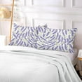 thumbnail image 5 of Coolnut Light Lavender Pillowcase King Size, Super Soft Pillow Shams Covers, Plush Cozy Pillow Cases with Zipper, 20" X 40"（209） Home Decor Gifts, 5 of 6