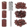 thumbnail image 1 of Nail Sanders,210pcs Brown Sanding Bands Pedicure Sanding Bands Nail Sanding Bands Rugged and Tough, 1 of 14