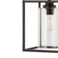 thumbnail image 6 of JONATHAN Y Quinn 8.13" 1-Light Industrial Farmhouse Iron/Glass LED Pendant, Oil Rubbed Bronze, 6 of 9