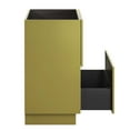 thumbnail image 3 of Modway Quantum 30" Bathroom Vanity Cabinet (Sink Basin Not Included) in Gold, 3 of 9