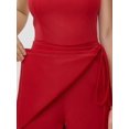 thumbnail image 4 of Crew Neck Fitted Mini Dress with Tie-up Detail, 4 of 5