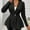 Black, variant on Teyfeniy Black Womens Button Up Jacket Casual Long Sleeve Comfy Fashion Cardigan Jackets Solid Color Coat Fashion Trendy Fall Outfits Clothes, S to L